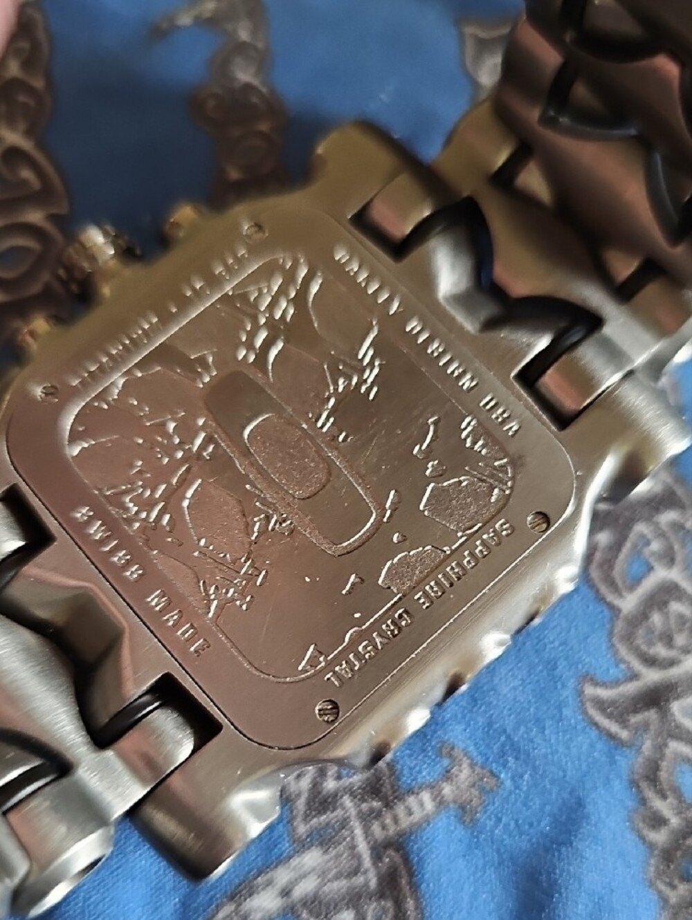 Rare Vintage Oakley Time Tank/machine. Full Titanium Swiss Quartz Chronograph - Picture 5 of 6